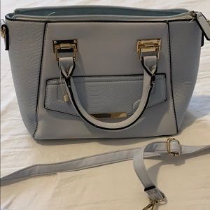 Baby blue purse